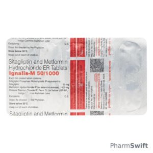 IGNALIS M 50/1000 Tablet 10's