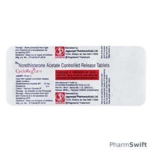 CYCLOREG CR 10mg Tablet 10's