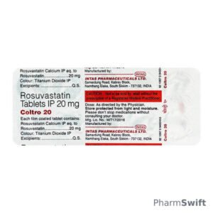 Coltro 20mg Tablet 10'S