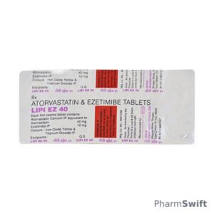 Lipi EZ 40mg Tablet 10'S