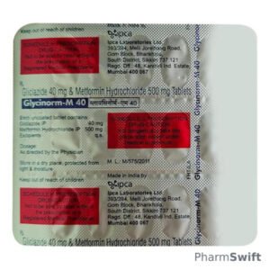 GLYCINORM M 40 Tablet 15's