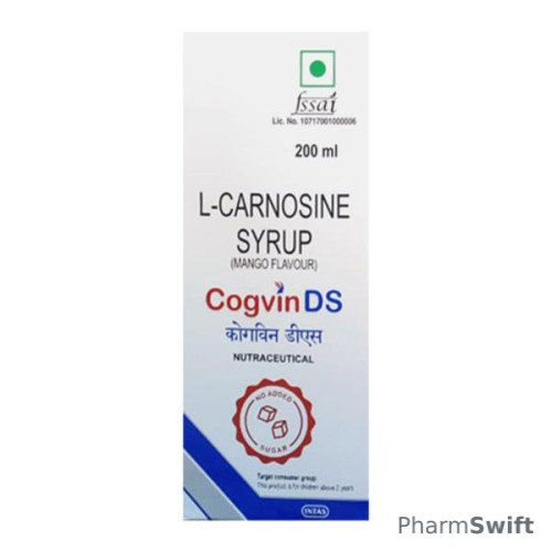 COGVIN DS NO ADDED SUGAR MANGO FLAVOUR Syrup 200ml