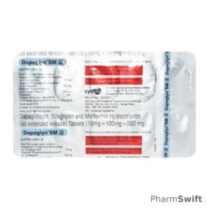DAPAGLYN SM 100/500 Tablet 10's