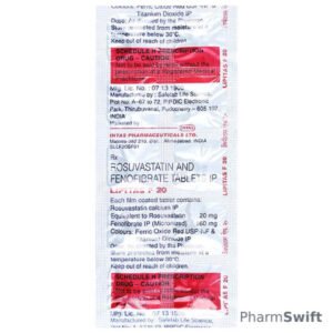 LIPITAS F 20 Tablet 10's