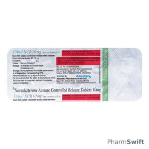 Crina Ncr 10mg Tablet 10'S