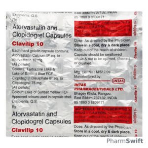 Clavilip 10mg Capsule 15'S