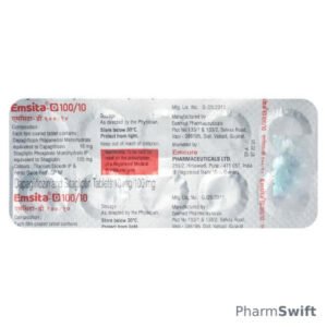 EMSITA D 100/10 Tablet 10's
