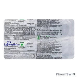 Lupivestin 500mg Tablet 10'S