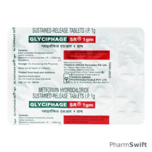 Glyciphage SR 1gm Tablet 10'S
