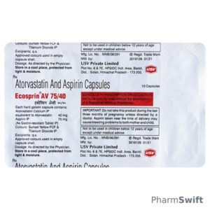 ECOSPRIN AV 75/40 Capsule 10's