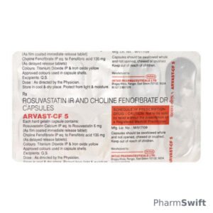 Arvast CF 5mg Capsule 10'S