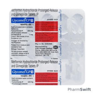 Glycomet GP 1mg Tablet 15'S