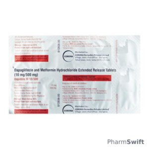 DAPABITE M 10/1000 Tablet 10's