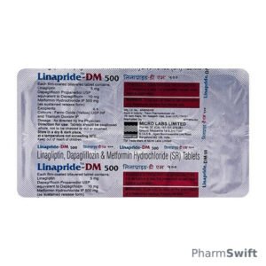 LINAPRIDE DM 500 Tablet 10's