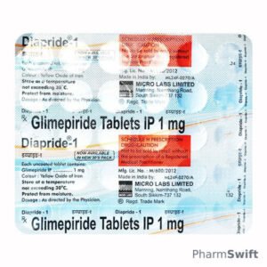 DIAPRIDE 1mg Tablet 30's
