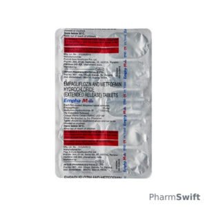 EMPHA M 25/1000 Tablet 10's