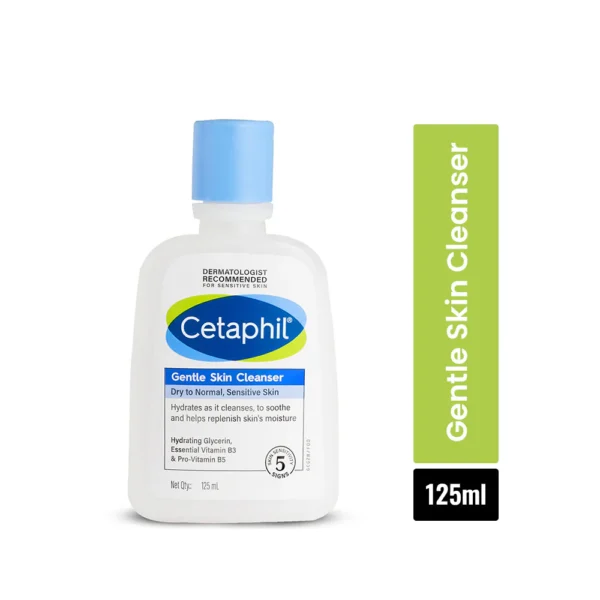 Cetaphil Gentle Skin Cleanser for Dry to Normal, Sensitive  Skin 125ml