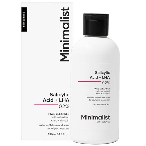 Minimalist 02% Salicylic Acid+LHA Cleanser 250 ml