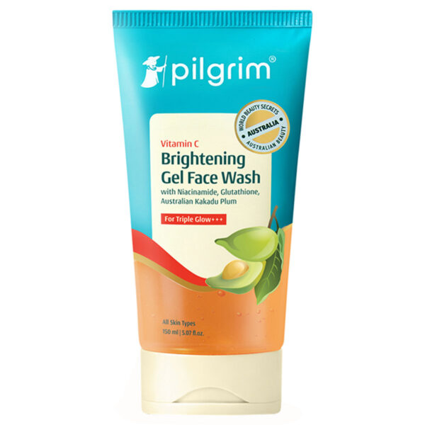 Pilgrim Vitamin C Brightening Gel Face Wash, 150 ml