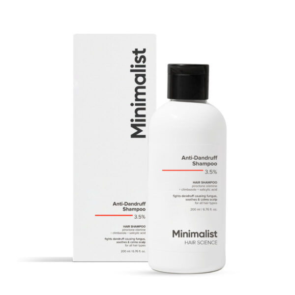Minimalist Anti-Dandruff 3.5% Hair Shampoo, 200 ml
