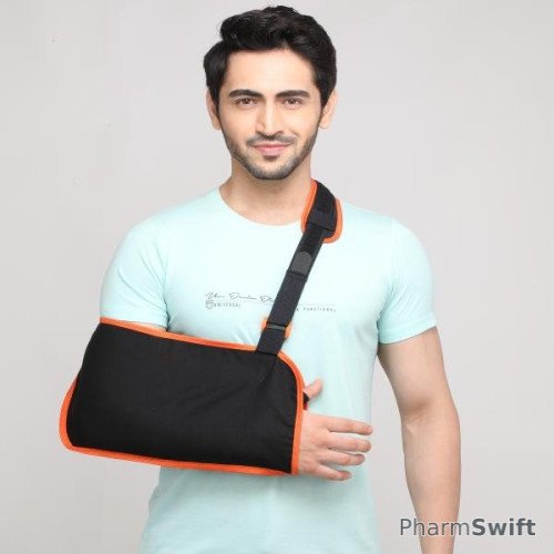 Flamingo Arm Pouch - Black & Turqoise blue (OC - 2036) (XL)