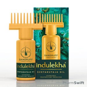 Indulekha Svetakutaja Oil for Dandruff Treatment, 100 ml