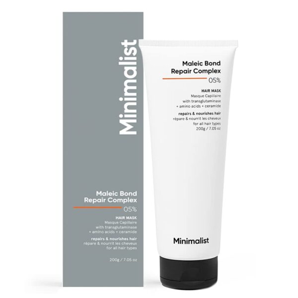Minimalist 5% Maleic Bond Repair Complex Hair Mask 200 gm | For Damaged and Frizzy Hair