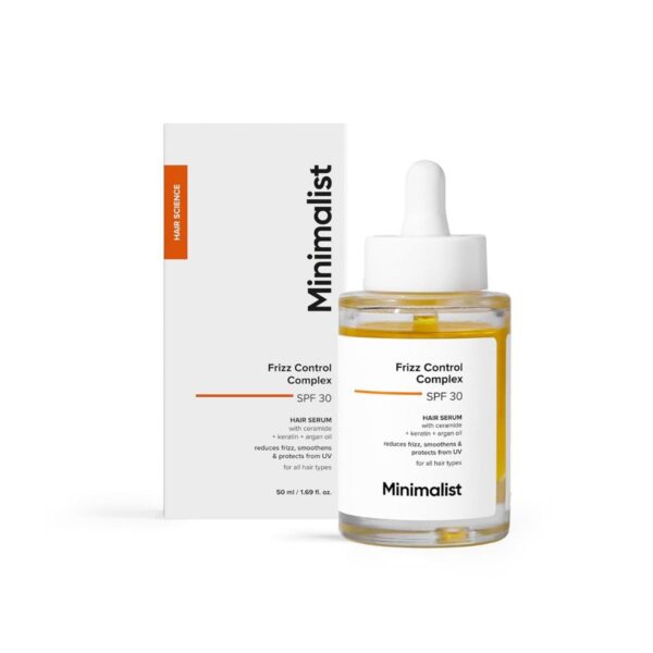 Minimalist Frizz Control SPF 30 Hair Serum, 50 ml