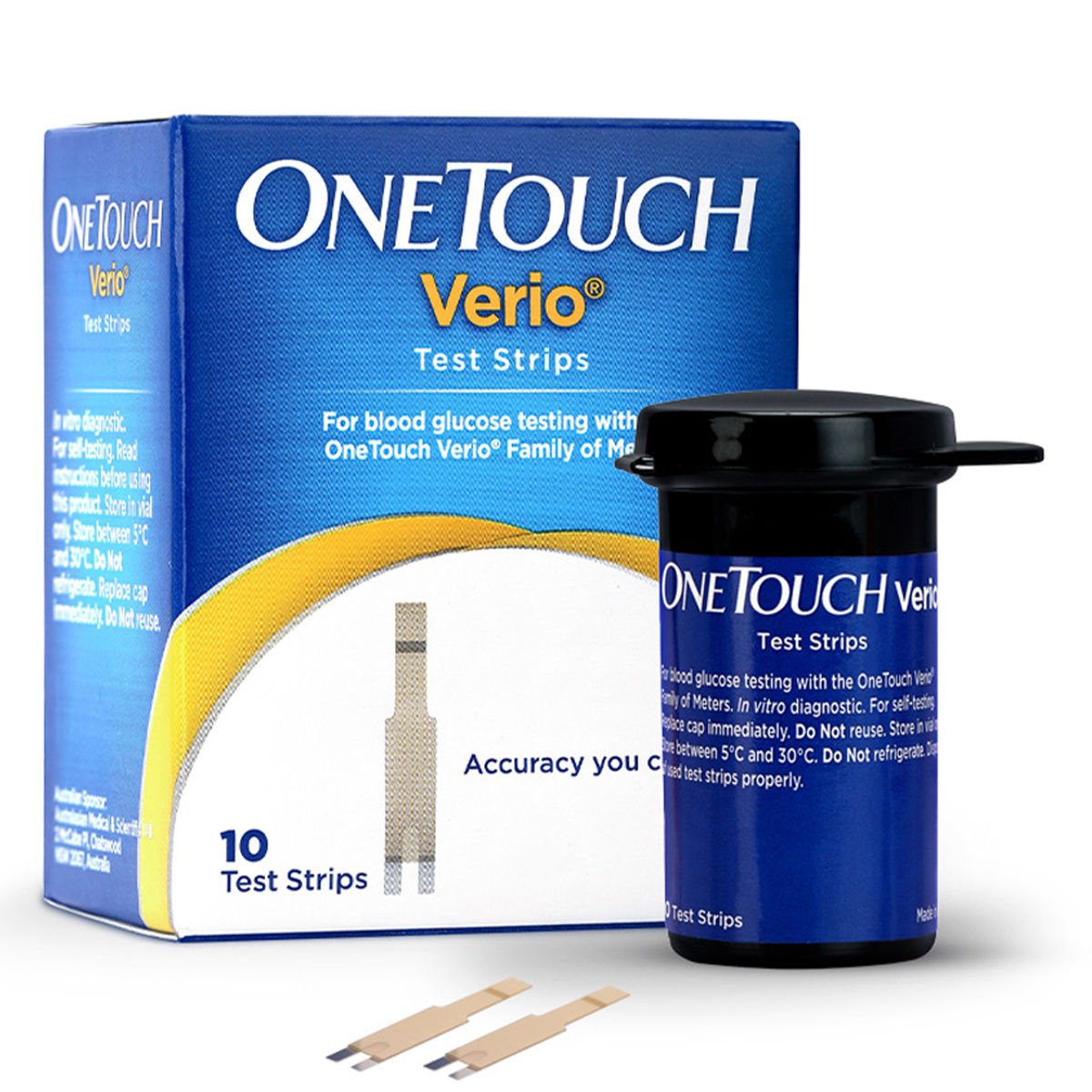 OneTouch Verio Test Strips, 10 Count