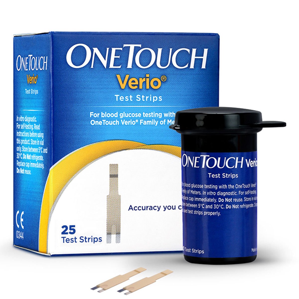OneTouch Verio Test Strips, 25 Count