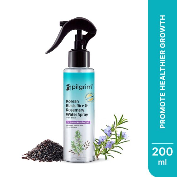 Pilgrim Korean Black Rice and Rosemary Water Spray With Biotin, 200 ml