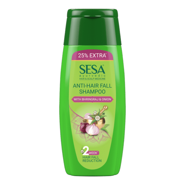 Sesa Ayurvedic Anti-Hair Fall Shampoo with Bhringraj & Onion, 200 ml