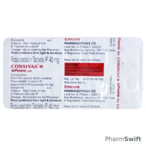 Consivas 40mg Tablet 10'S