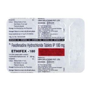 ETHIFEX 180 Tablet 10's