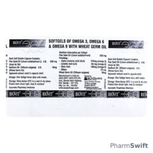 BIOVIT OMEGA 369 Capsule 10's