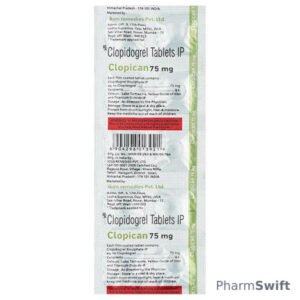 CLOPICAN 75mg Tablet 10's