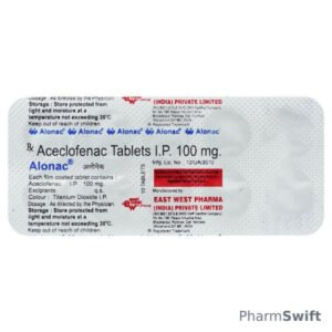 Alonac 100mg Tablet 10'S