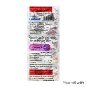 L CETRIVER MD 5 Tablet 10's