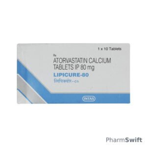 Lipicure 80mg Tablet 10'S