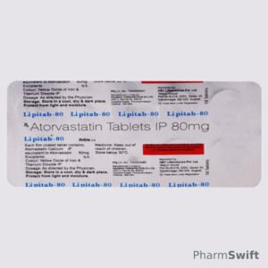 LIPITAB 80 Tablet 10's