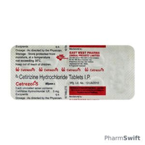 Cetrezol 5mg Tablet 10'S