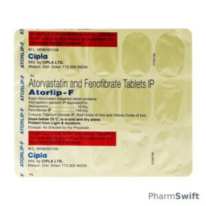 Atorlip F 10mg Tablet 15'S