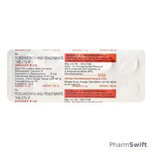 Arvast F 10mg Tablet 10'S