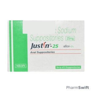 Justin 25mg Suppository 5'S