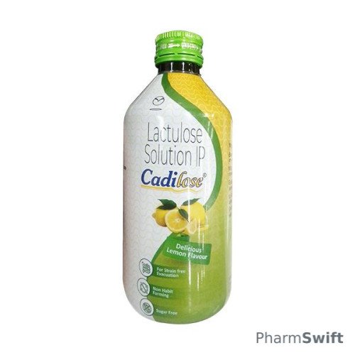 CADILOSE DELICIOUS LEMON FLAVOUR SUGAR FREE Solution 250ml