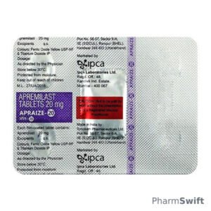 Apraize 20Mg Tablet 4's