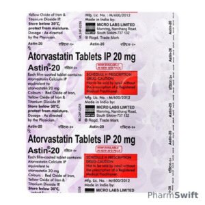 ASTIN 20mg Tablet 30's