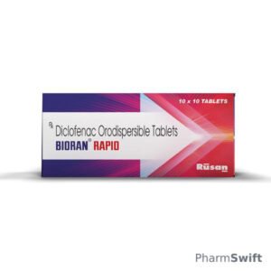 BIORAN RAPID 50mg Tablet 10's