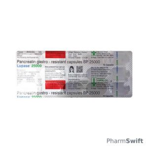 LUPASE 25000 Capsule 15's