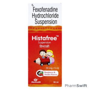 Histafree Raspberry & Vanilla Flavour Suspension 60ml